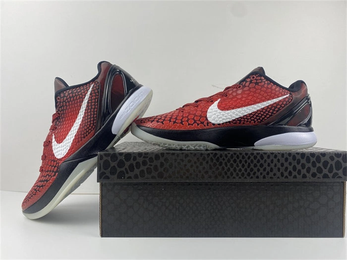 Nike Kobe 6 ASG West Challenge Red 448693- ComfortFit 5000